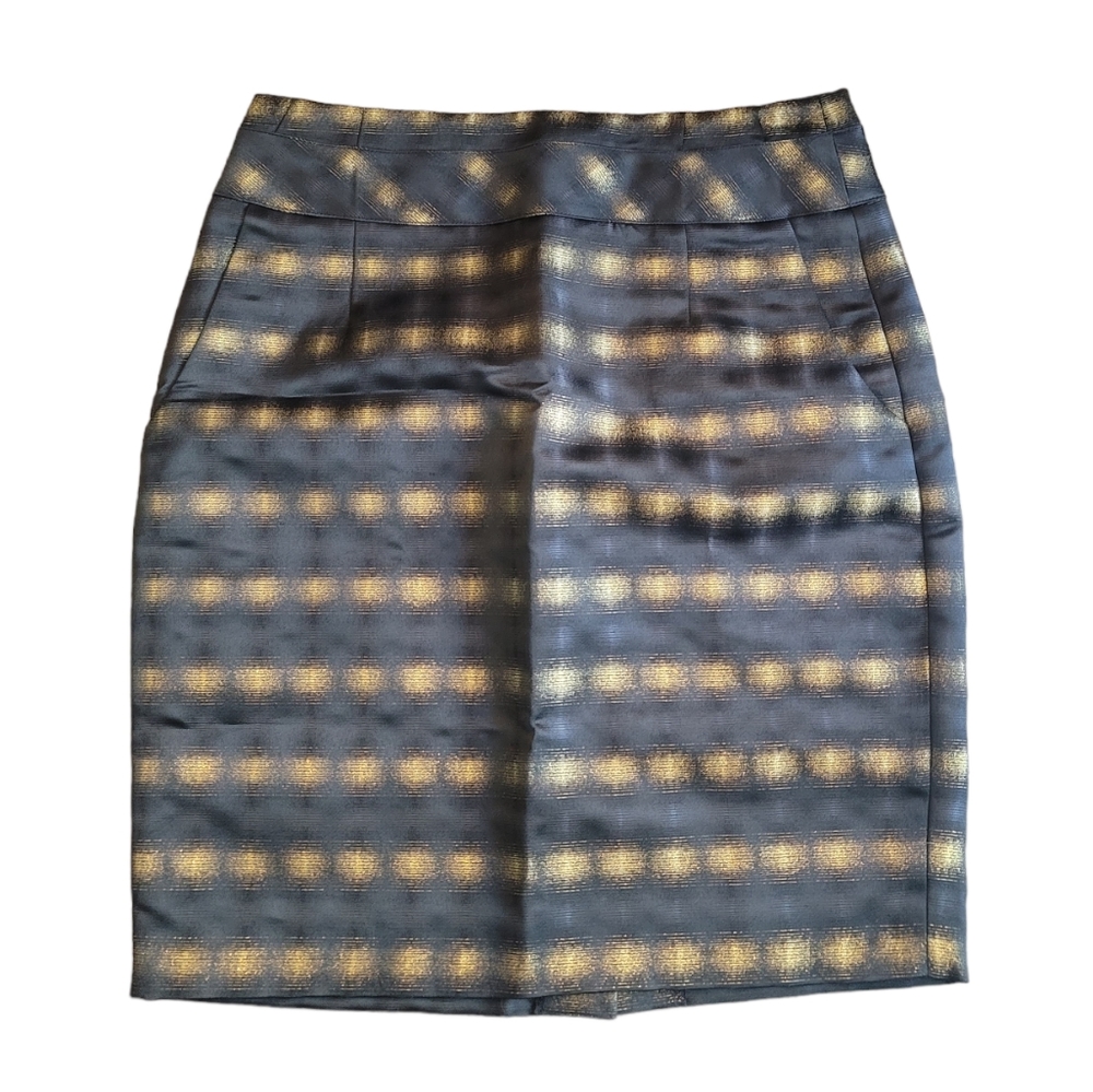 NWT! The Limited Black Gold Pencil Skirt XS